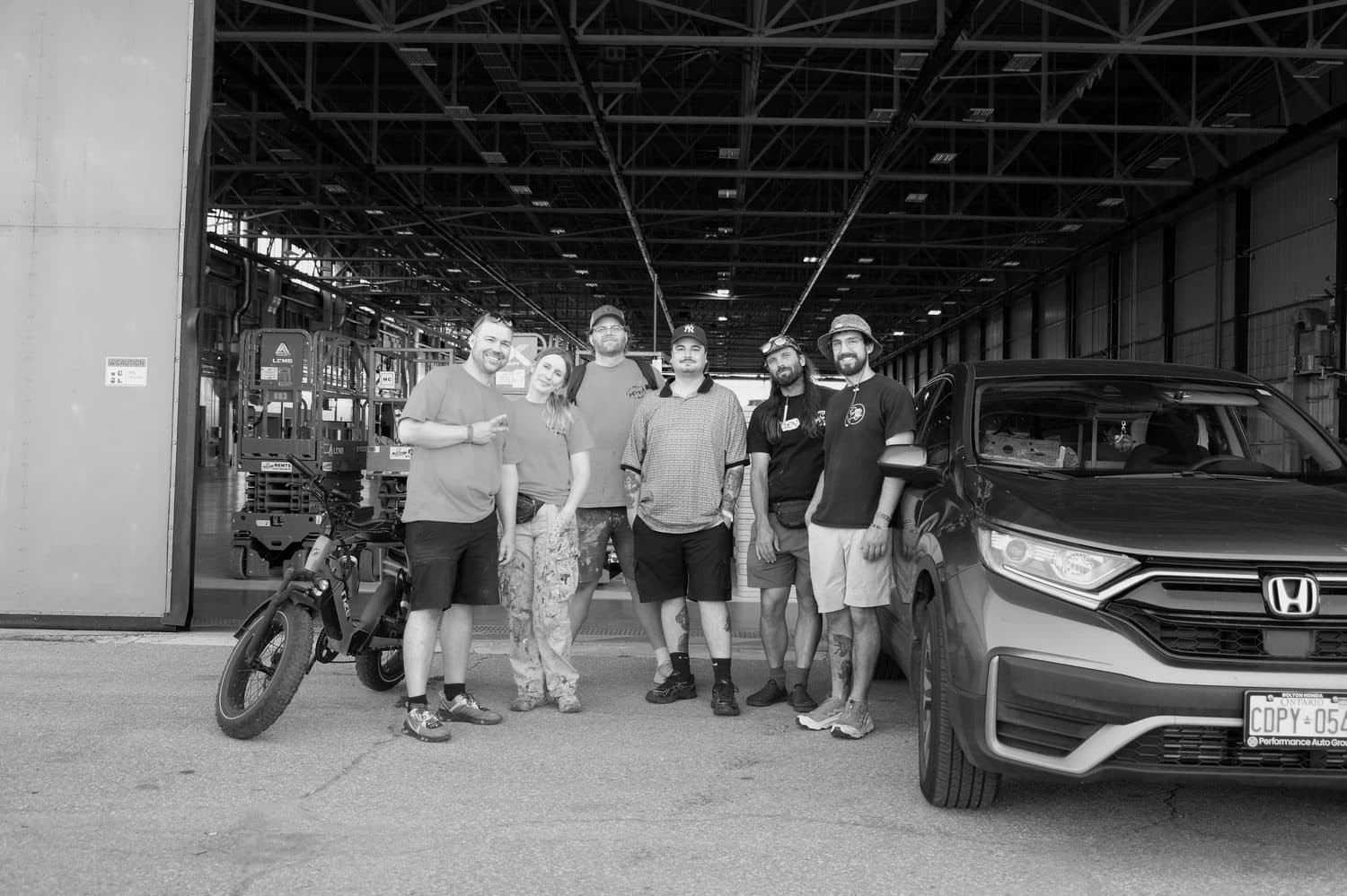 Hangar Jam crew group photo